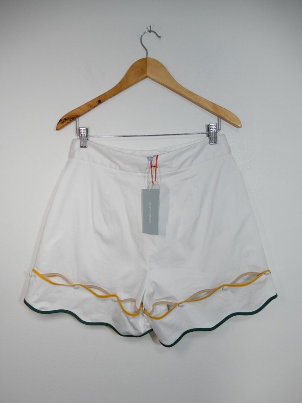 Antonio Melani x The Nat Note Zoe SET 10 Scalloped High Waisted Shorts Top NEW - Picture 15 of 15